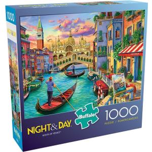 Buffalo Games - Image World - Sights of Venice - 1000 Piece Jigsaw Puzzle for Adults -Challenging Puzzle Perfect for Game Nights - Finished Size is 26.75 x 19.75