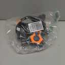 PHOEPET No Pull Dog Harness Medium Reflective Front Clip Vest with Handle, Adjustable 2 Metal Rings 3 Buckles, [Easy to Put on & Take Off](M, Orange)