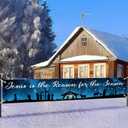 2 x Jesus Is the Reason for the Season Nativity Banner 11819.68 inch Christian Holiday Decoration Backdrop for Church Religious Event Home Outdoor Fence Wall Display Faith Photo Background (Three Kings Day Banner#003)