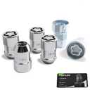 Wheel Lock Lug Nut kit Anti Theft 1/2-20 Thread Size, Compatible with Wrangler Comanche Liberty CJ3 CJ5 & F-150 Centurion Fairmont c10 Pickup & G1500 Mark vi and Other Models
