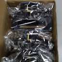 TOCESS Nylon Hair Claw Clips: Flexible & Unbreakable Safe Large Black Hair Claws for Thick/Thin Hair Women - Strong Hold 4 Pack 4.3 Inch Big Jaw Clips - Perfect Stocking Stuffers