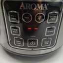 AROMA Digital Rice Cooker, 4-Cup (Uncooked) / 8-Cup (Cooked), Steamer, Grain Cooker, Multicooker, 2 Qt, Stainless Steel Exterior, ARC-914SBD