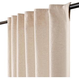 Natural Linen 50x84 Inch Tab Top Set of 2  Flax Farmhouse Drapes for Living Room & Bedroom  Taupe Window Panels  Rustic Neutral Decor  Thanksgiving & Holiday Ready