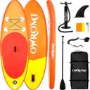 Kids Stand Up Paddle Board with Inflatable SUP Accessories, Non-Slip Comfort Deck Inflatable Paddle Board for Kid, Durable, Lightweight Fin for Youth & Kids