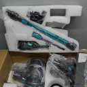 Zefiro Cordless Vacuum Cleaner for Home,450W /40Kpa 50Mins Stick Vacuum,Anti-Tangle 1.5L Dust Cup, Rechargeable Wireless Handheld Vacuum for Pet Hair/Carpet/Floor,C10 (Blue&gray)