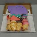 Ice Cream Toy Play Set for Kids, 41Pcs Toddler Ice Cream Shop Cart Truck, Birthday Christmas Easter Toys Gift for 3 4 5 6 Year Old Girl Boy, Pretend Play Grocery Store Kitchen Food Accessories