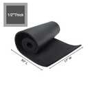 Artilife Closed Cell Foam Roll, Easy to Cut into Foam Sheets & Foam Pads for Sound Insulation, Cushion & DIY Projects (1/2" T x 17" W x 80" L)
