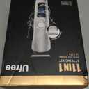 Ufree Beard Trimmer for Men, Waterproof Electric Razor for Nose, Body, Face & Mustache, Cordless Hair Clippers Shavers Grooming Kit, Valentines Day Gifts for Men Husband Father (Silver)