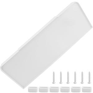40271 Universal Toilet Tank Lid Cover Replacement, Adjustable, Fits Most Standard Toilets (White)