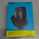 Rapoo Bluetooth Wireless Mouse, 4 Adjustable DPI Rechargeable, Multi-Device (3 Bluetooth+USB) Programmable Ergonomic Mouse with Side Roller, Laser Mouse for Laptop Desktop PC