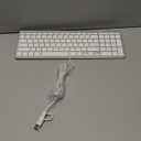 OMOTON Wired Keyboard Compatible with Mac, with Dual Interface (USB and Type-C), Numeric Keypad Compatible with MacBook Pro/Air, iMac, Mac mini/Pro Laptop, Silver