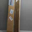 LazBlinds Cordless Bamboo Roman Shades, Privacy Blinds for Interior Windows, Room Darkening Roll Up Bamboo Blinds for Home & Patio, 34.5" W x 48" H, Highfield Teak
