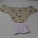 High Chair Cushion with Cover Pad for IKEA Antilop Babies Toddlers Inflatable & Reversible Built-in Inflatable Cushion (Sandy)