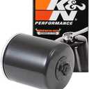 K&N Motorcycle Oil Filter: High Performance, Premium, Designed to be used with Synthetic or Conventional Oils, Wrench Off Nut: Fits Select Harley Davidson Motorcycles, KN-171B