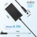 9V Power Supply 2A Max 9Volt Power Adapter DC 9V Power Cord with 5.5x2.1mm Plug 10ft Extension Power Cable for 9Volt 2000mA 1600mA 1000mA 600mA 500mA Devices