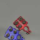 NUOVEPE Heavy Duty Battery-Terminal-Connector: 12-Way Car Battery Terminals, Aluminum Corrosion Resistant, 8AWG up to 4/0(XL) AWG Gauge, Fits SAE/DIN/EN Top Post for Car Audio, Winch, Truck, Off-Road