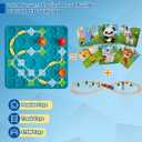 Kids Board Games Learning Toys, STEM Educational Logic Kits with 200+ Challenges & 4 Difficulty Levels, Brain Puzzles Maze Games for Boys Girls Ages 3-10 Birthday Gifts