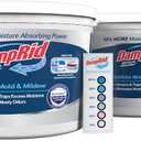 DampRid Hi-Capacity Moisture Absorber Bucket, Fragrance Free, 2 lb. 15.5 oz. & Moisture Detection Strip (2 Pack), Attracts & Traps Excess Moisture