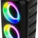 Wireless Speaker with Subwoofer, Large Speaker, Stereo Speaker, Subwoofer, Outdoor Wireless Speaker, Party Disco Light, TWS, TF, AUX, Microphone