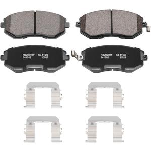 Front Ceramic Disc Brake Pads D929 Replacement For Subaru Baja 2003-2006 Forester2003-2010 Impreza 2002-2010 Legacy/Outback 2002-2012; For Saab 9-2X 2005 2006