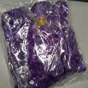 Purple 3 Bundles Human Hair Bundles Jerry Curly Bundles Human Hair Brazilian Virgin Human Hair Extensions Unprocessed Hair Bundles for Women 26 28 30 Inch 300g