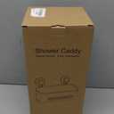 LUXEAR Suction Cup Shower Caddy - No Drilling Removable Shelf - Powerful Organizer Max Hold 22lbs - Waterproof Storage Basket for Bathroom & Kitchen