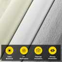 UNISHADES No Tools No Drill Cordless Blackout Roller Shades for Indoor Windows, Easy to Install, Darkens Rooms, Blocks Heat, and Protects Against UV Rays, Window Size 24.5 W 48" H White