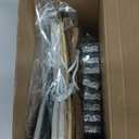 12 Pcs Christmas Paper Star Lantern 7/8/9 Points Sage Green Hanging Ornament 3D Neutral Star Lantern with String Light 12 and 17.72 Inch Hollow Lampshade for Xmas Party Decor(8 Pointed)