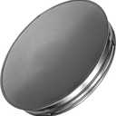 12” Inch Duct End Cap - Galvanized Steel Round Vent Cover for Outdoor and Indoor Use – Pipe Cover – Steel Plug for Dryer Ducts and Pipes – End Cap for HVAC Systems