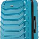InUSA ENDURANCE Luggage with Spinner Wheels | Durable Lightweight Hardside Suitcase, Spacious Travel Bag with Handle and Trolley | 28-Inch Large Checked Luggage | Teal