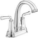 American Standard 7052214.002 Delancey 4-Inch Centerset Faucet with Red and Blue Indicators Polished Chrome