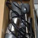 Mueller Multistick 5-in-1 Immersion Blender Handheld,12 Speed Hand Mixer-Turbo Boost,Heaviest Duty Copper Motor,Titanium reinforced Blades Hand Blender,Milk Frother Wand,Whisk,Beaker,Chopper,Grey