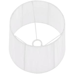 VILLCASE Drum Lampshade Cover E14 Chiffon Table Lamp Shade for Bedroom and Hotel Soft Fabric Light Cover Small Lampshade for Home Decor Easy to Install 1-Pack