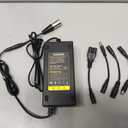 54.6V 2A Charger with 7 in 1 Plugs Output Heads, for 48V-54.6V Li-ion Battery, Replacement for Razor/Jetson/Voyage, gotrax, ninebot Series