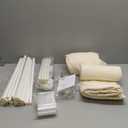 Tiny Land Play Tent with Padded Mat & LED Lights, Kids Tent, Playhouse for Kids, Indoor Bed Tent for Toddler, Toys for 3,4,5,6-Year-Old Girls, Neutral Color Play Room Furniture (Off-white)