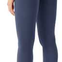 YEOREO Women's Workout Gym Leggings Julissa Hidden Scrunch Butt Sculpting Compression Mid Rise V Back Yoga Leggings 26" S