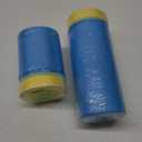 ACROPIX Masking Paper with Tape Pre-Taped Paper Film Kit with 2 Rolls of Tape 2000x55cm / 65.62ftx21.65 Blue Yellow PE Film Paper