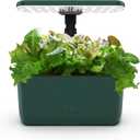 AeroGarden Harvest Lite in Green, Soil-Free Indoor Hydroponic Garden with LED Grow Light for Year-Round Gardening of up to 6 Herbs and Vegetables