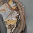 Blissful Diary Baby Play Gym Mat, Tummy Time Activity Mat with 6 Detachable Toys for Stage-Based Sensory & Motor Skill Development, Easy to Install & Clean, Baby Essentials Gift, Sandy Beige