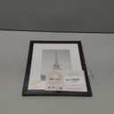 Upsimples 8x10 Picture Frame, Display Pictures 5x7 with Mat or 8x10 Without Mat, Wall Hanging Photo Frame, Black, 1 Pack