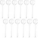 12 Pcs Large Plastic Self-Watering Bulbs,Clear Automatic Watering Globes,Clear Automatic Watering Bulbs for Plants,Graden,Flowers