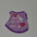 Dog Shirts Summer Printed Puppy Clothes Cute Sleeveless Pet T Shirts Dog Clothes for XSmall Dogs Cats Girl