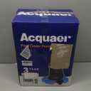 Acquaer 1/4 HP Automatic Swimming Pool Cover Pump with Pump Barrier Bag 2 Packs 19.7"x 17.7" Pond Pump Filter Bag with Drawstring, for Pool, Hot Tubs, Rooftops, Water Beds and more