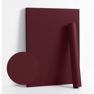 Dimoon 236''x17.7'' Red Peel and Stick Wallpaper Contact Paper Modern Self Adhesive Wall Paper Removable Renter Friendly Textured Solid Color Shelf Cabinet Vinyl Roll (236''x17.7'',Retro Red)