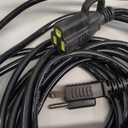 Extension Cord 25FT, 16/3 Gauge Outdoor Extension Cord Waterproof, 13A 1625W SJTW, ETL Listed, Great for Garden and Home, Black