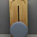 Slide Transfer Board with Track Pulley & 360 Turntable, Heavy-Duty Sliding Board, 500 lb Capacity, Wooden Transfer Aid for Seniors & Disabled, Bed, Wheelchair, Car & Toilet, 31.5 x 11 x 1 in