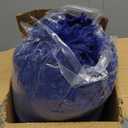 Bean Bag Cover (No Filler), Faux Fur Beanbag Chairs Covers Only, Stuffed Animal Storage Bean Bag, Giant Washable Beanbag Cover Without Filling, 5FT, Navy Blue