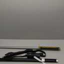 Demon Slayer Sword 41" Full-Set Belt & Stand, Tanjiro Sword Fire Final Form, Wooden Katana for Halloween Prop Costume Anime Cosplay