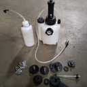 Upgrade 3L Manual Brake Bleeder Kit with 1L Brake Bleed Bottle and 1 Universal Master Cylinder Adapters,Professional Brake Bleeder Fluid Pump Kit Suitable for Most Brake Mast Cylinder Reservoirs