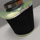 Rtunes Racing Universal Clamp-On Air Intake Filter Dry Washable Cone Air Filter Replacement for Car Truck SUV Engine Air Cleaner (2.75")